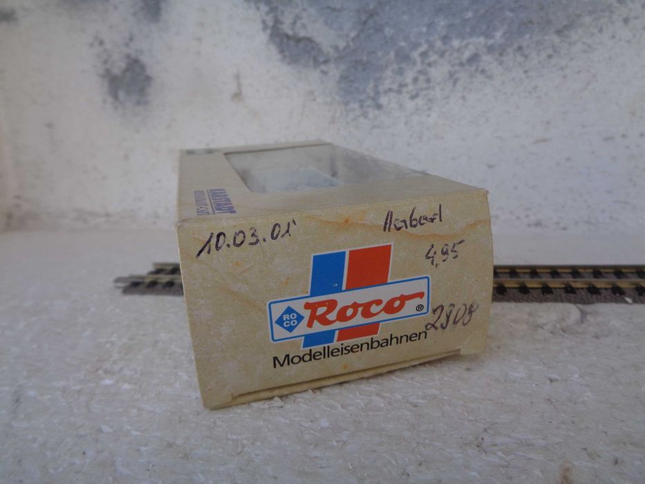 1:87 ROCO Vagão porta contentor Fachingen comboio novo