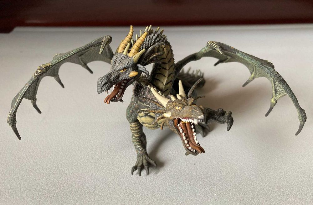 Figura de Fantasia Papo - Dragão de Duas Cabeças