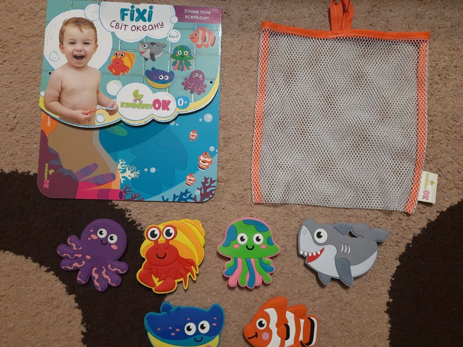 Іграшки для купання Kinderenok Fixi