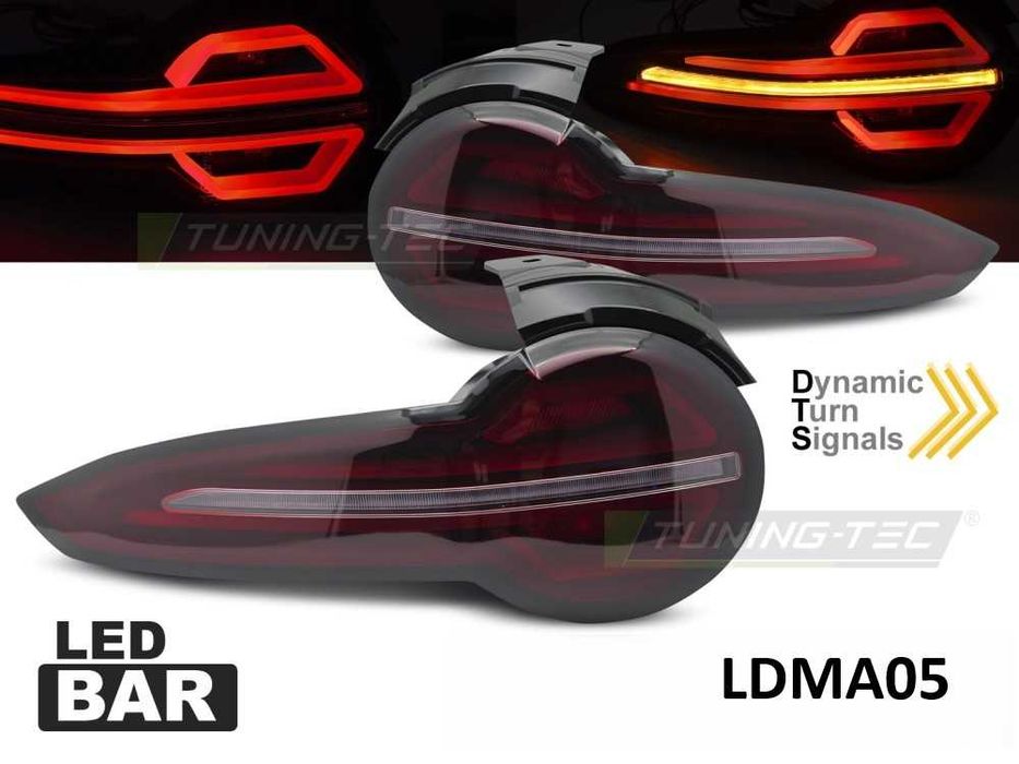 Lampy tył tylne MAZDA MX5 ND 15-23 LED BAR NEON Dynamiczne SMOKE NOWE