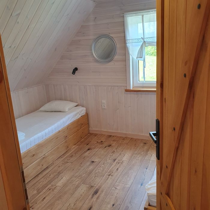 Domek nad jeziorem Serwy Augustów