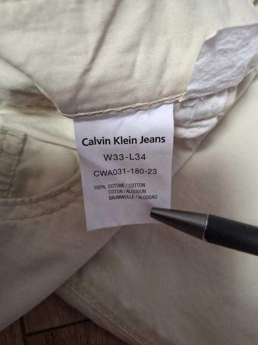 Жіночі легкі бавовняні штани Calvin Llein, розмір 33/34, нові