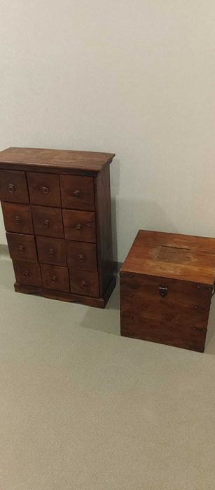 konsolka IKEA HEMNES- LEKSVIK-drewno-stół IKEA-regał-połki