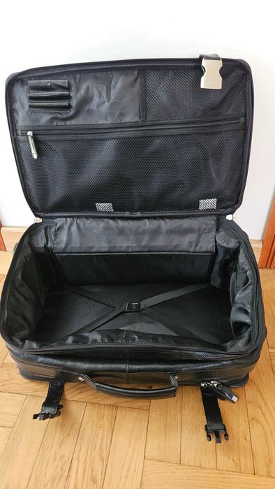 męska skórzana walizka podróżna vip collection