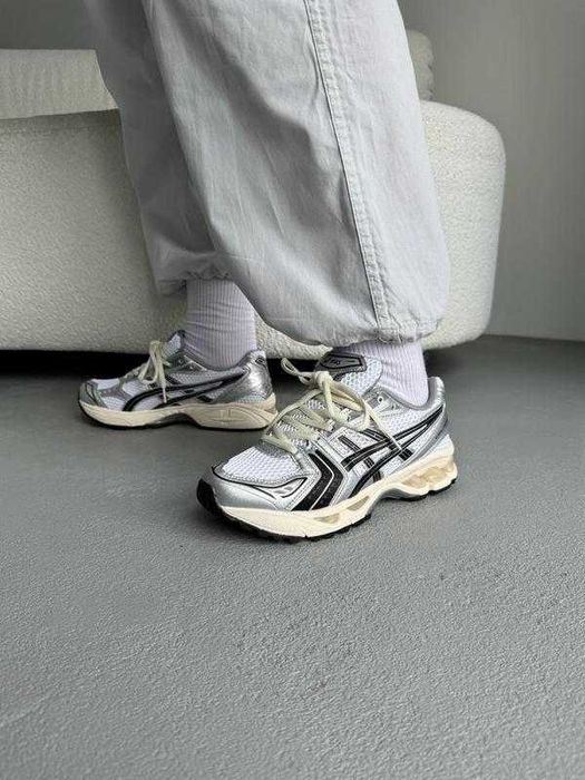 ‼️Останні Розміри / Без Передоплати‼️Кроссовки Женские Asics Gel-Kayano14 White Black/Жіночі Кросівки Асікс