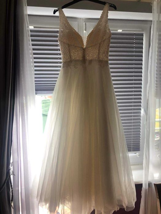 POLECAM ROZMIAR 36 Suknia Ślubna