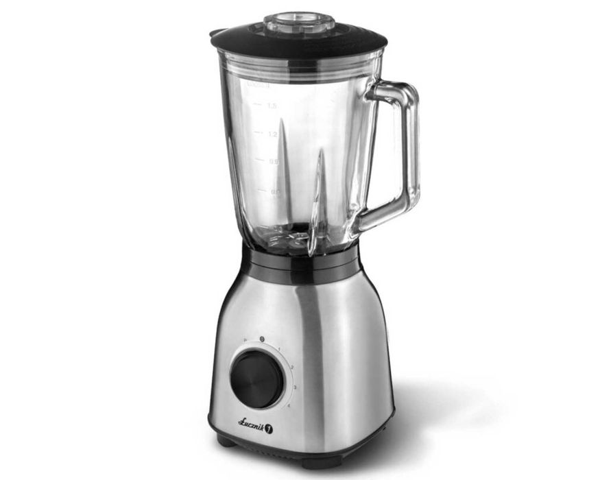 MOCNY Blender Kielichowy 1000W Kielich SZKLANY Do Zup Koktajli NOWY