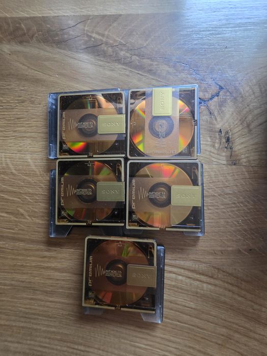 Minidisc sony 5szy zlote