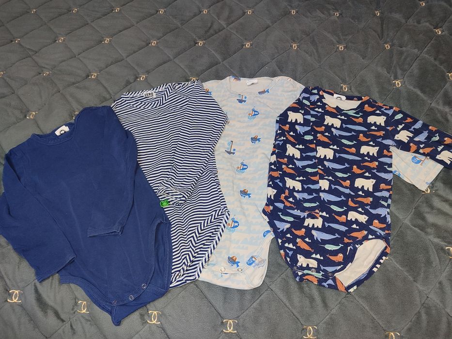 Набір боді на довгий рукав green cotton