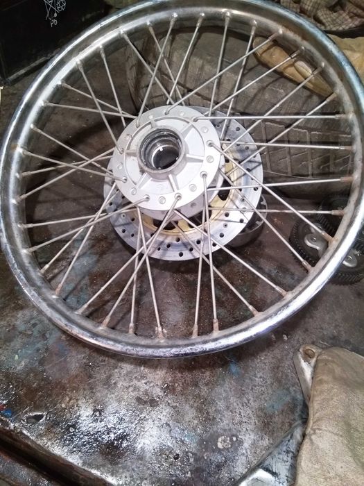 мото синий и велик