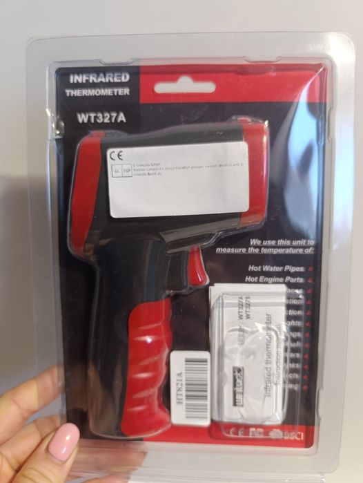 Pirometr Wintact WT327A – termometr bezdotykowy