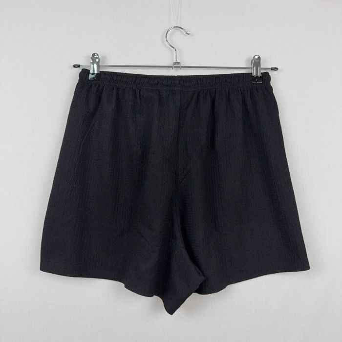Calções Pretos Texturados H&M S