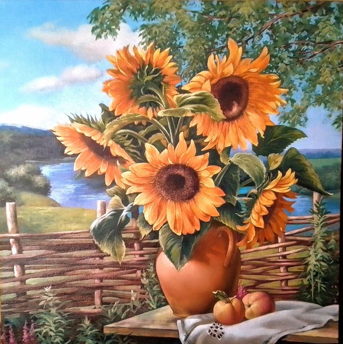 Соняшниковий натюрморт