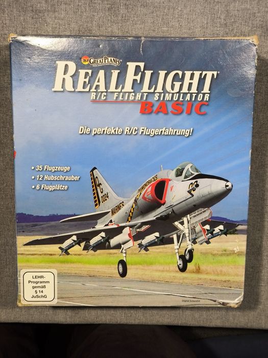 Real Flight Basic simulator trainer lotu PC RC