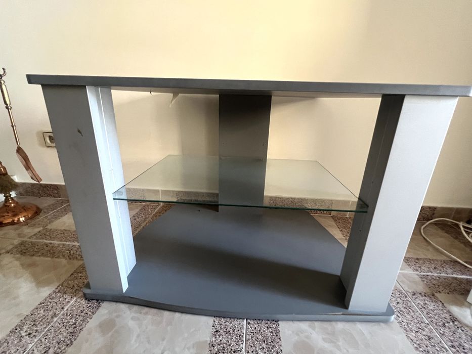 Mesa de Apoio Cinzenta