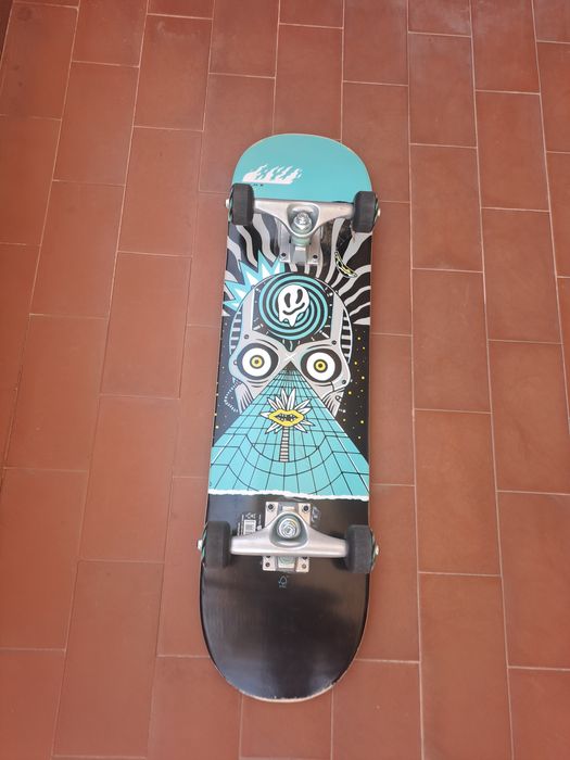Skate criança 8-12 anos cp100 mid cosmic tamanho 7,6"