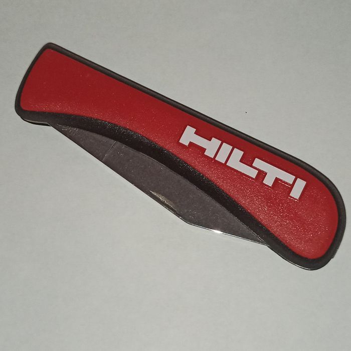 Nóż scyzoryk Hilti stał Solingen wzór z czarną obwódką