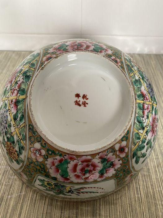 Taça grande porcelana antigo