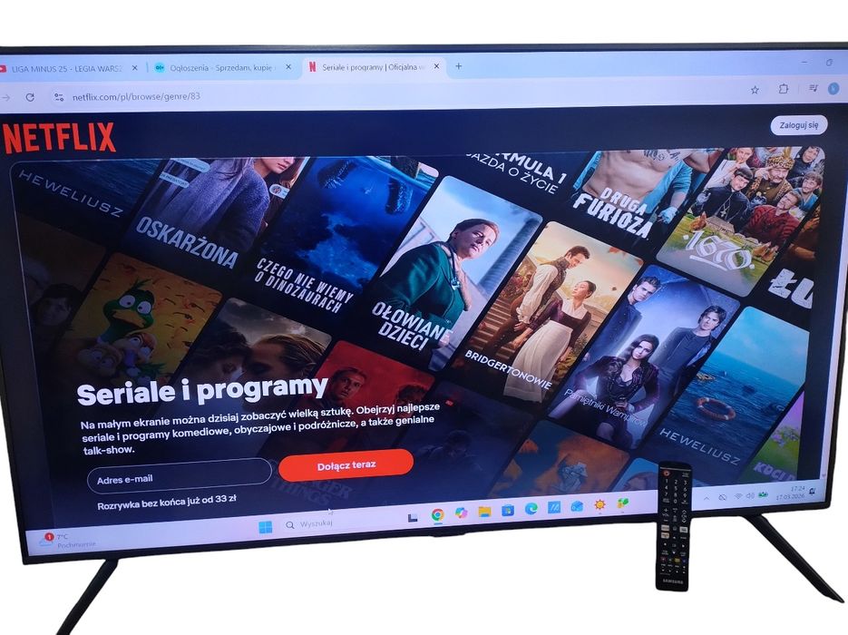 (202/26)telewizor Samsung UE50TU7122K - 50" - 4K - Smart TV