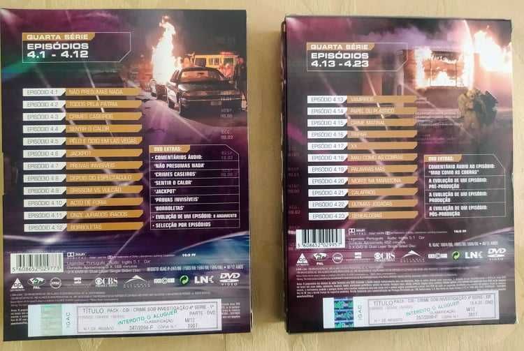 Série criminal/policial - CSI - Temporada 4