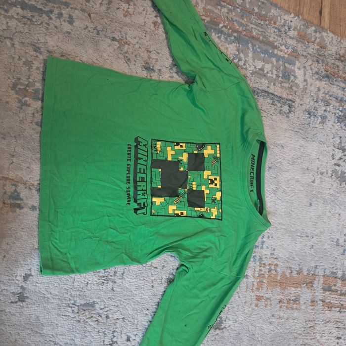 Paczka ubrań dla chłopca roz 104 Minecraft I Spiderman