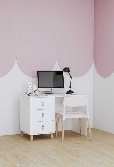 Zestaw mebli dla dzieci, młodzieżowy FIGA - szafa, komoda, biurko