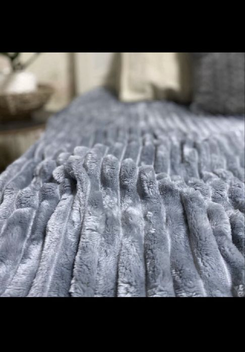 Плед покривало велюровий