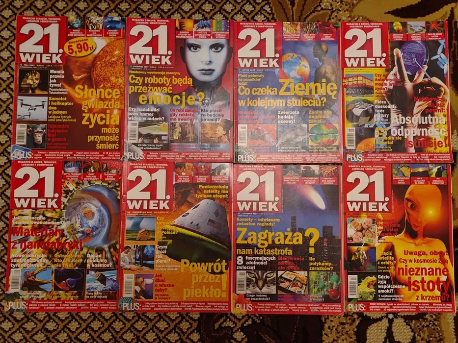 XXI wiek czasopismo popularnonaukowe 33 sztuki 2007 - 2010r