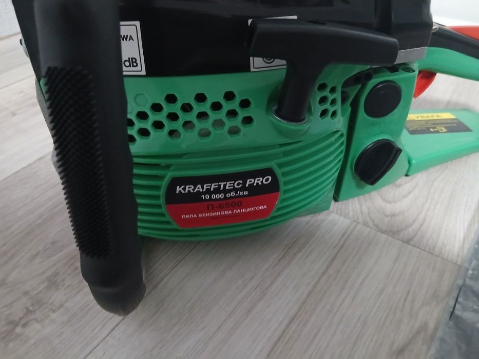 Продам! Ланцюгова бензопила KRAFFTEC PRO П-6500(шина 45 см)