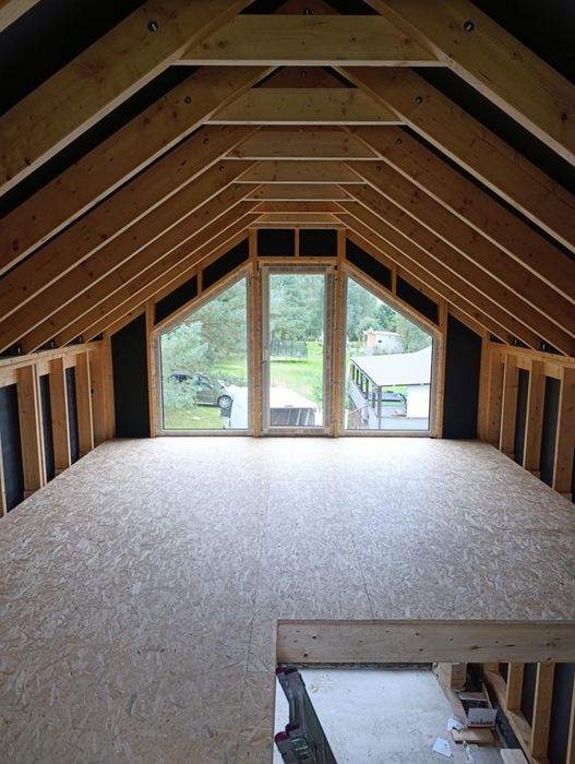 Domek drewniamy na zgłoszenie 35m2
