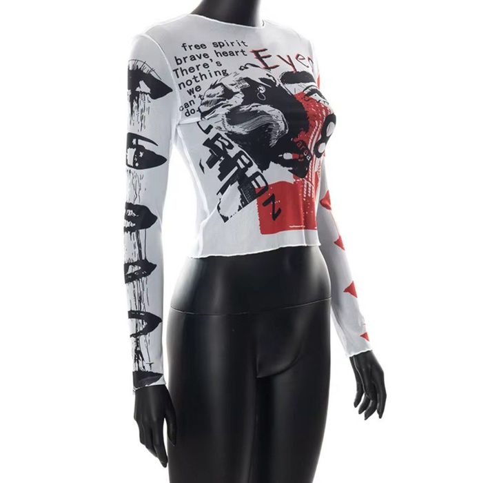 Лонг-сітка в стилі Y2k