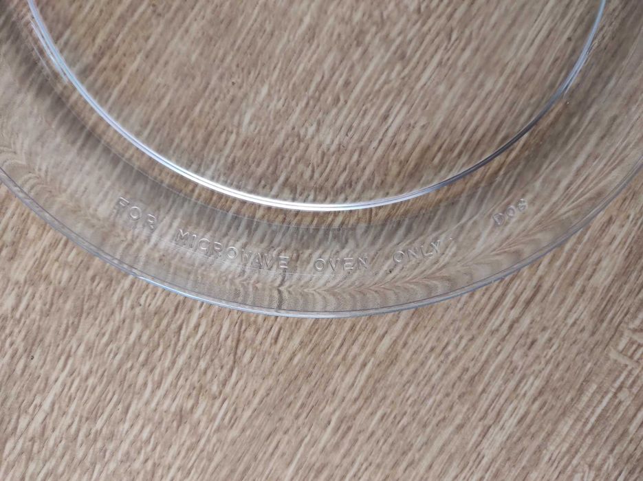 Prato de vidro para micro-ondas