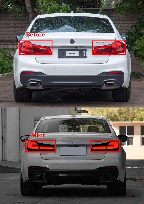 Задні ліхтарі BMW 5 G30 2017-2020 LED стопи LCI 2020+