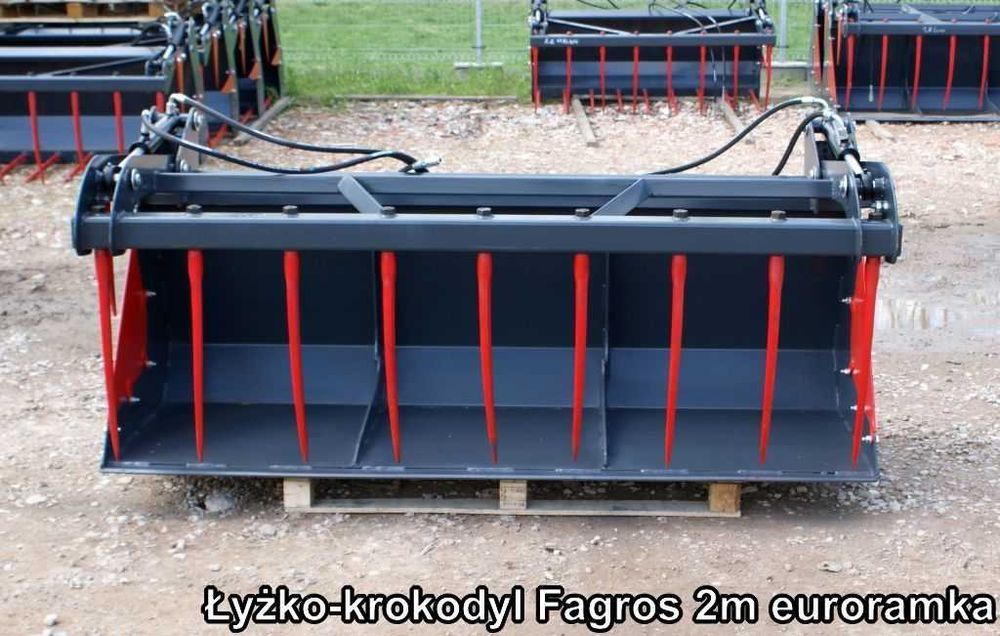 Nowy Łyżko-Krokodyl 1,4-2 m Euro SMS 2 siłowniki raty transport