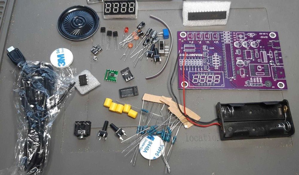 FM-радіо навчальний набір DIY KIT радіоприймач FM 87-108 МГц RDA5807S