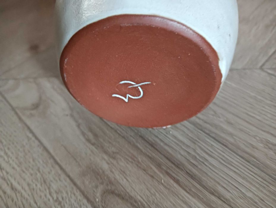 Myszka ozdoba ceramiczna z otworem np na ołówek wazonik