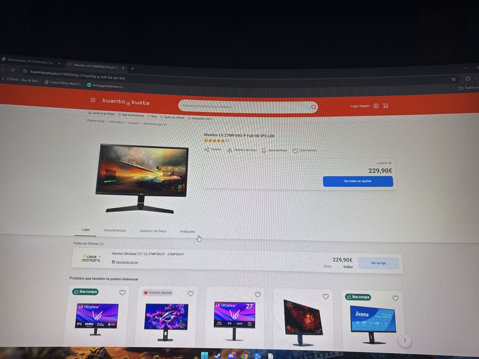 monitor led lg 27mp59gp