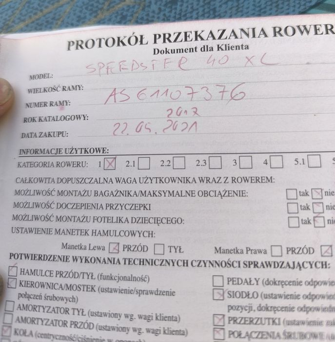 sprzedam rower męski