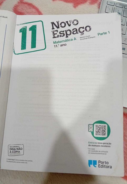 Novo Espaço - Matemática A - 11.º Ano Parte 1 e Parte 2