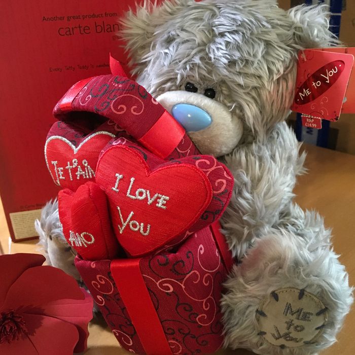 Подарункові ведмедики Тедді до Дня Святого Валентина