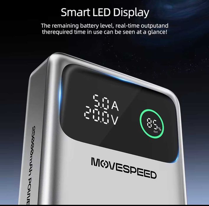 145W PD 25000mAh (MOVESPEED) Power Bank.