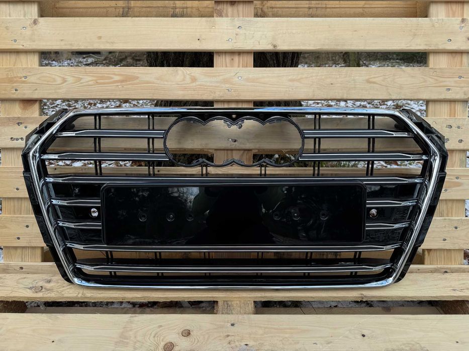 Grill Atrapa Audi A4 B9 15-19 styl S4 CHROME