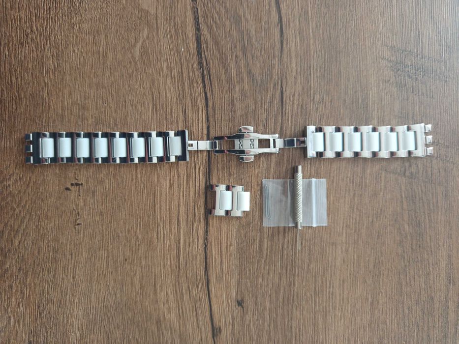 Bransoleta do zegarka ze stali nierdzewnej 21cm