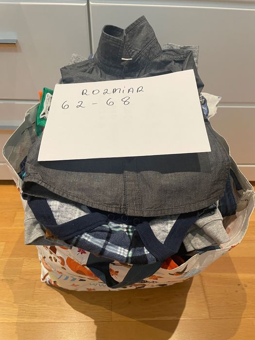 Ubrania dla chłopca Rozmiar 62-68