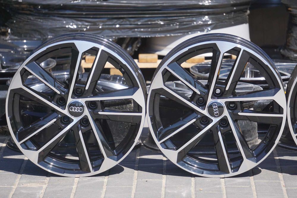 Alufelgi oryginał Audi A3 A4 Q3 5x112 6.5Jx17 et43 czarne i cnc