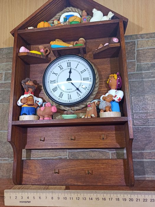 Ключница с часами украинский сувенир