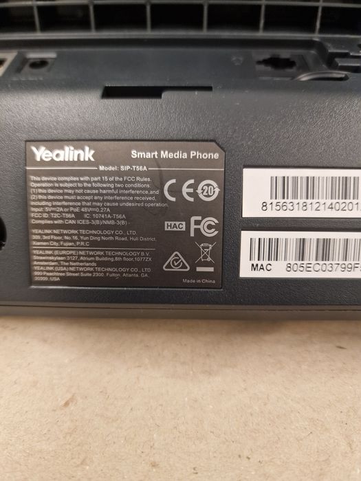 Telefone IP yealink T56A