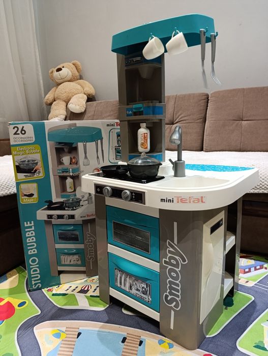 Дитяча інтерактивна кухня Tefal Smoby Детская интерактивная кухня