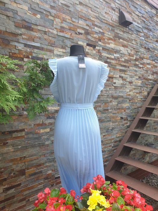 Sukienka maxi plisowana roz uni s m l