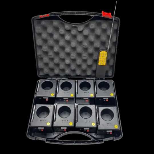 System do zdalnego odpalania fontann 8 kanałów z podstawkami